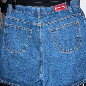 Halston Jean Shorts High Waist
